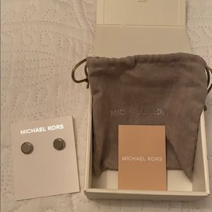 Silver Michael Kors Earrings